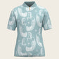 Mermaid Horses in Skye Blue Children's Short Sleeve Shirt