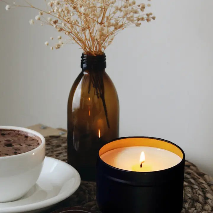 Turquoise & Copper - Cotton Wick Candle - Pure Soy