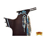 Bull Riding Pro Rodeo Chaps Smooth Leather Bronc Show Adult