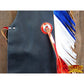 Pro Rodeo Bull Riding Chaps Us Flag Western Leather Kids