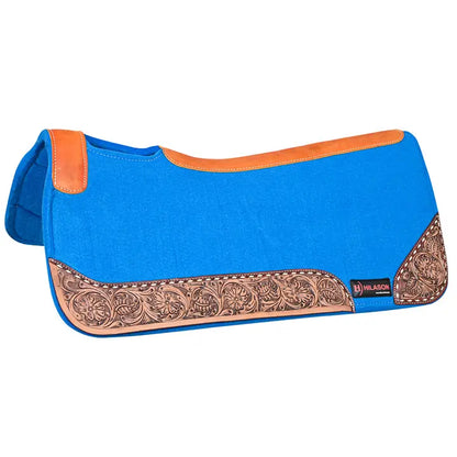 32" X 30" Hilason Horse Saddle Pad Western Contoured Wool Felt Moisture Wicking Saddle Pad