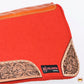 32" X 30" Horse Saddle Pad Contoured Wool Felt Red