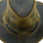 Sahara Leather Hats Western Style For Men and Women Shapeable Brim