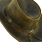 Sahara Leather Hats Western Style For Men and Women Shapeable Brim