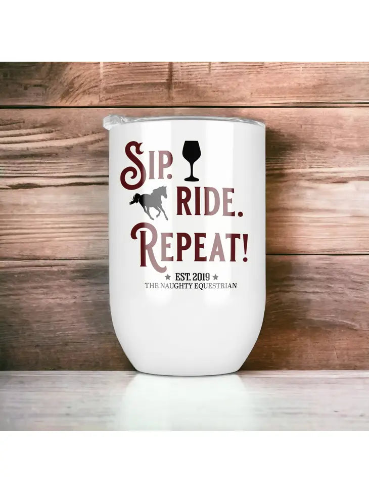 Horse Riding Wine Cup - Sip, Ride, Repeat!