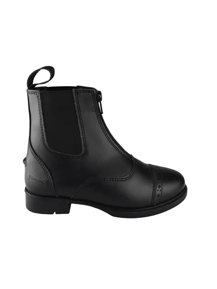 Children's Zip Up Synthetic Paddock Boots