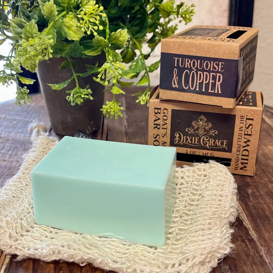 Turquoise & Copper - Goat's Milk Bar Soap