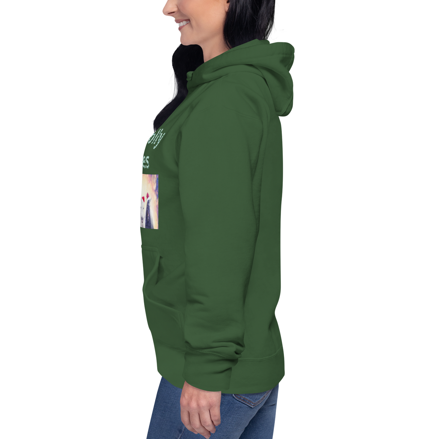 Holly Jolly Horses Unisex Hoodie