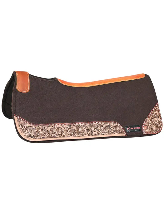 32" X 30" Horse Saddle Pad Contoured Wool Felt