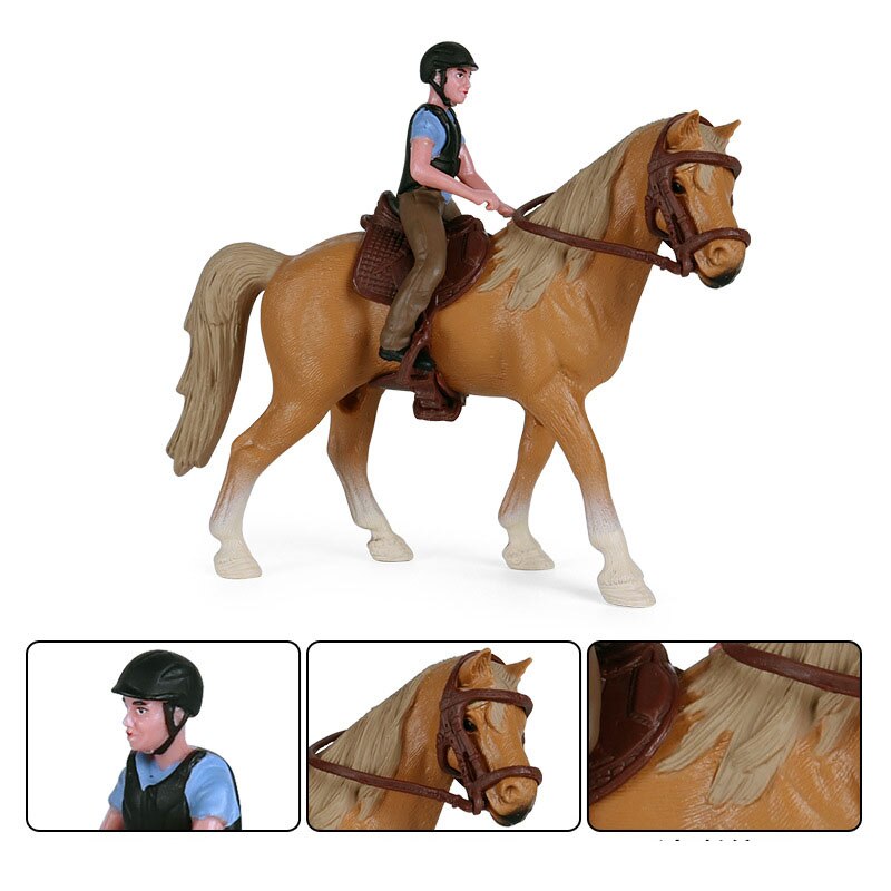 Equestrian Horseback Riding Toy Figures