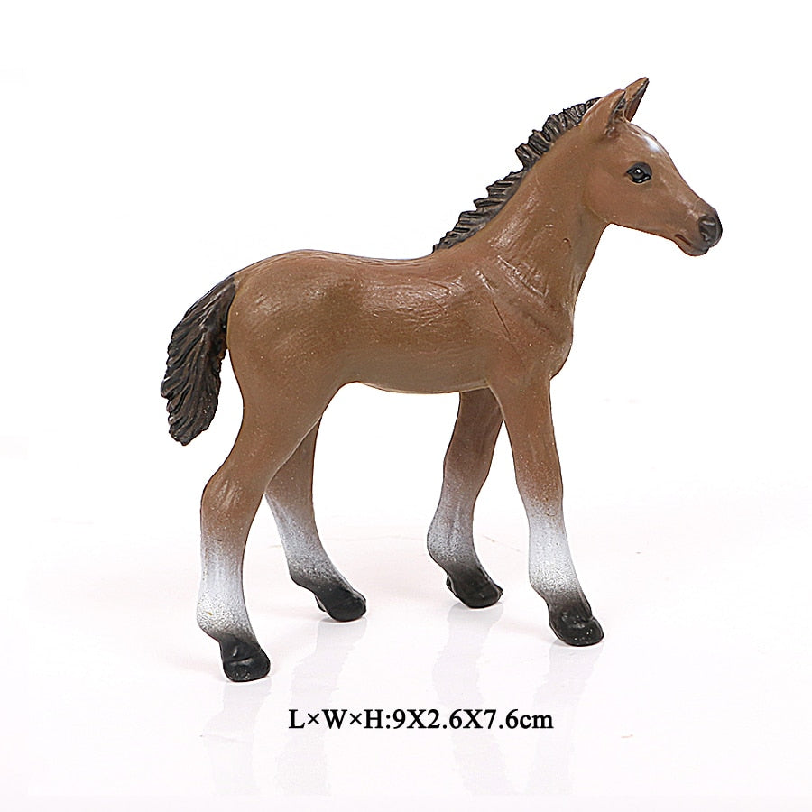 Realistic PVC Horse Figurine Toys