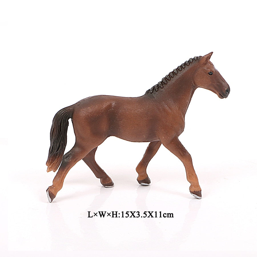 Realistic PVC Horse Figurine Toys