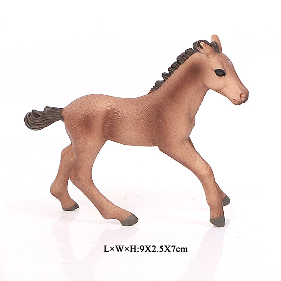 Realistic PVC Horse Figurine Toys