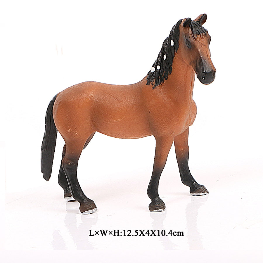 Realistic PVC Horse Figurine Toys