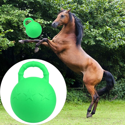 Fruit Scented Fun: Equine Play Game Toy Anti-Burst Bounce Balls for Horses