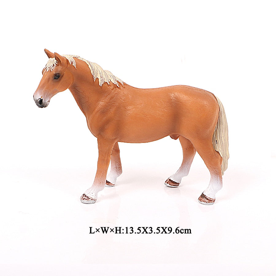 Realistic PVC Horse Figurine Toys