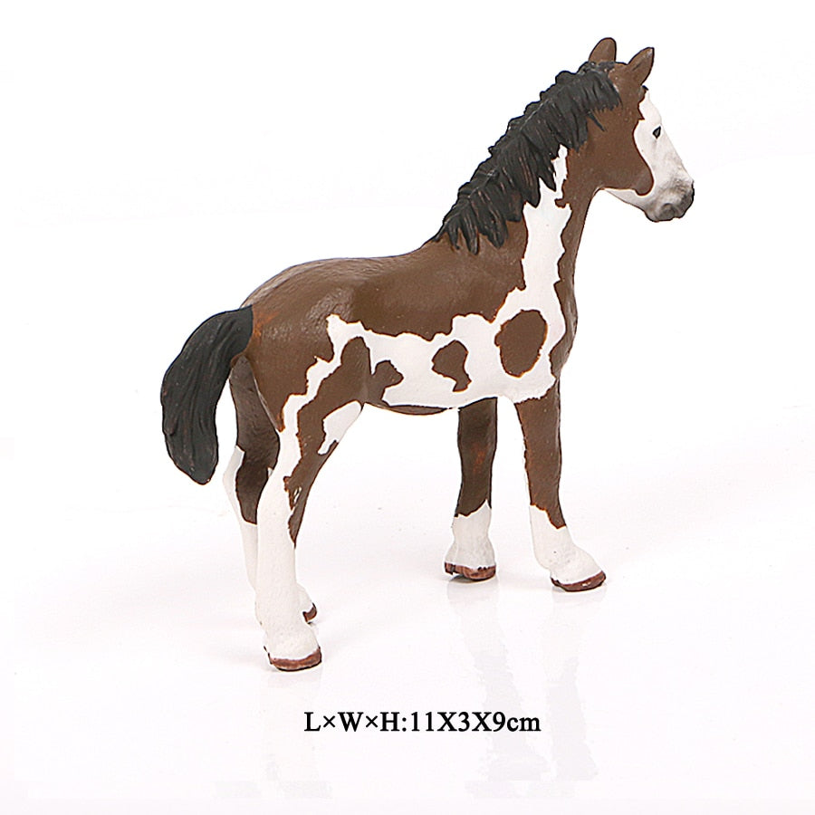 Realistic PVC Horse Figurine Toys