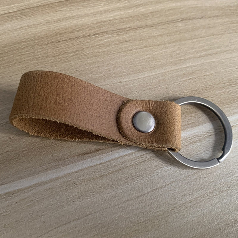 Luxury Genuine Leather Key Ring