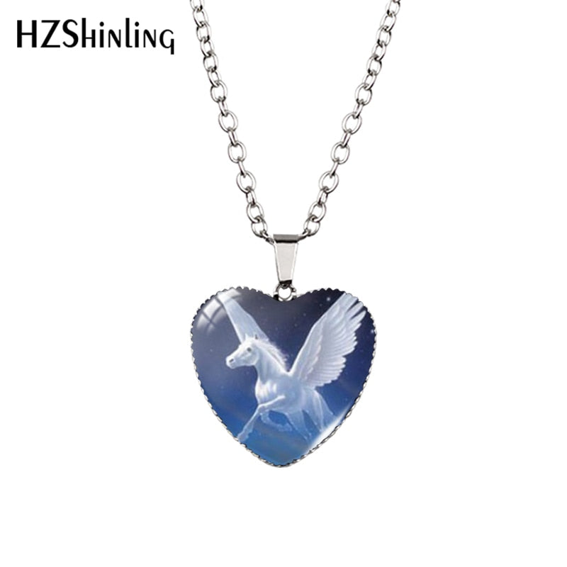 Horse Heart Necklace Fashion Jewelry