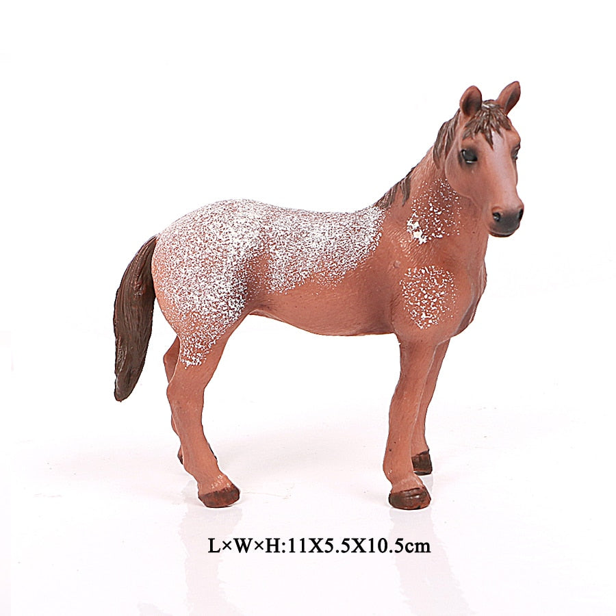 Realistic PVC Horse Figurine Toys