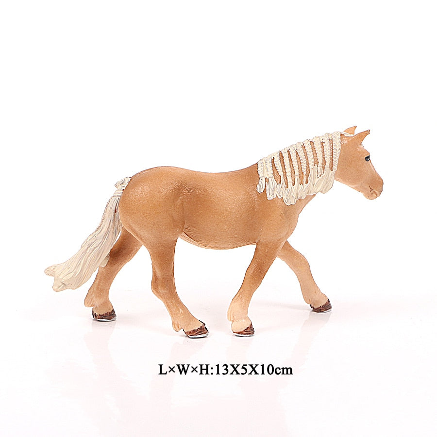 Realistic PVC Horse Figurine Toys