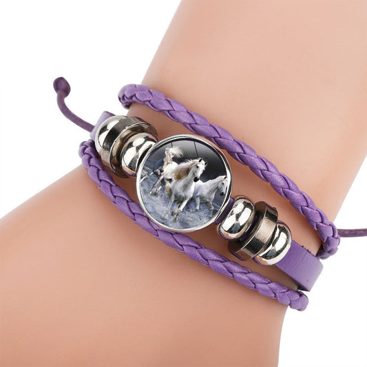 New Horse Girl Woven Bracelet