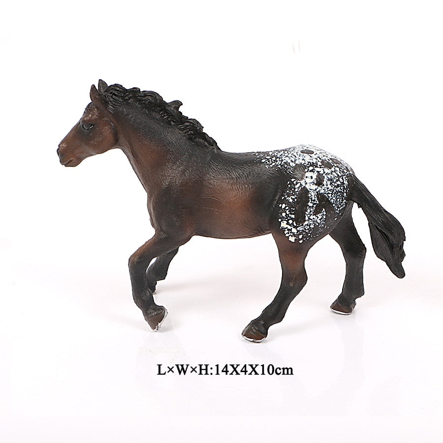 Realistic PVC Horse Figurine Toys