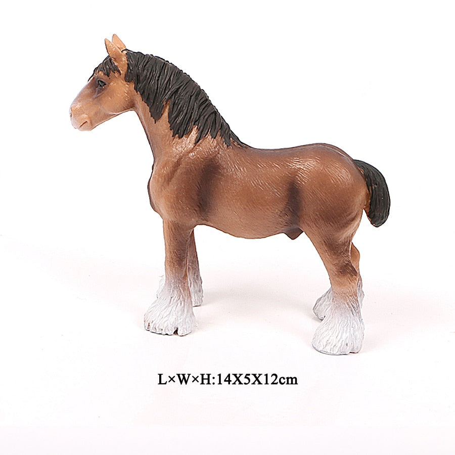 Realistic PVC Horse Figurine Toys