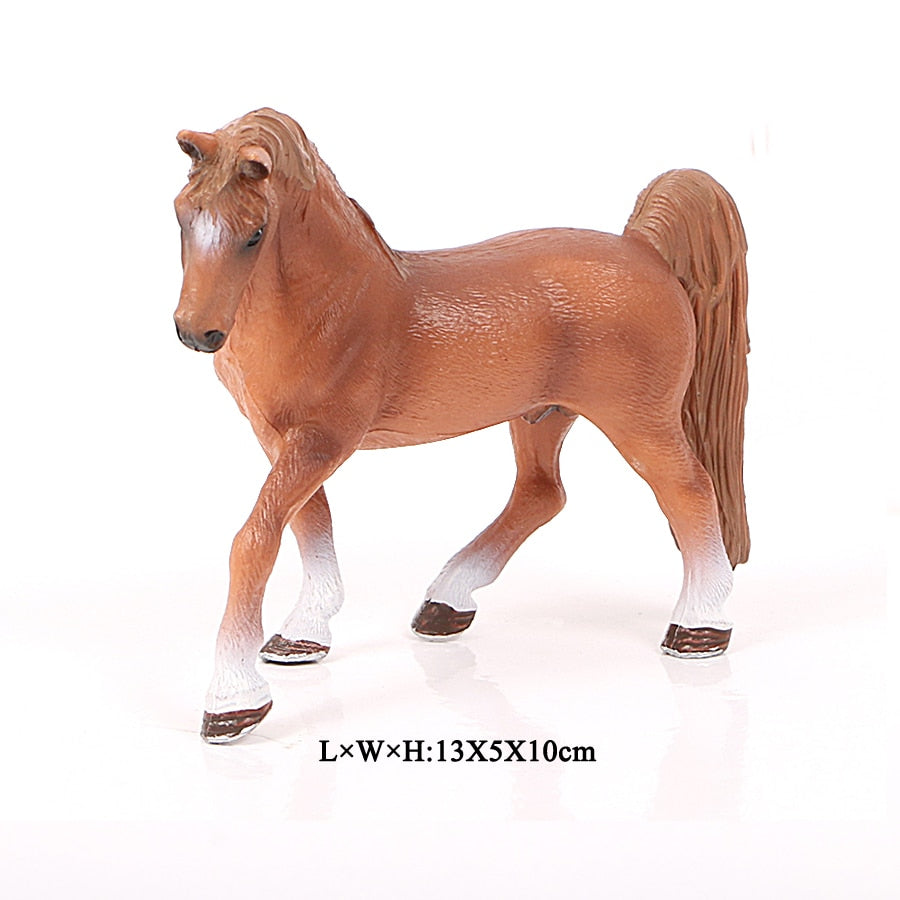 Realistic PVC Horse Figurine Toys