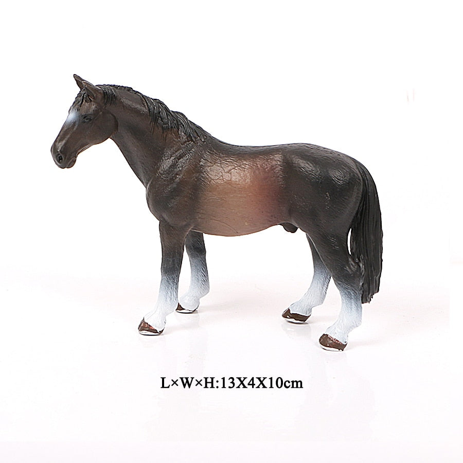 Realistic PVC Horse Figurine Toys