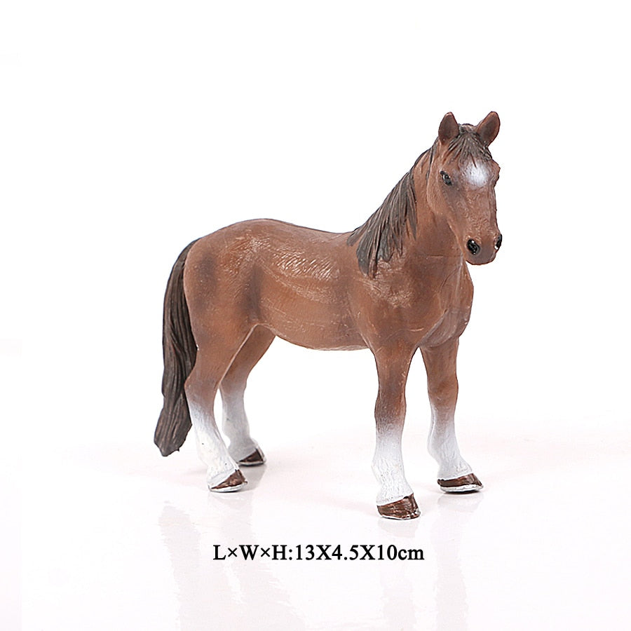 Realistic PVC Horse Figurine Toys