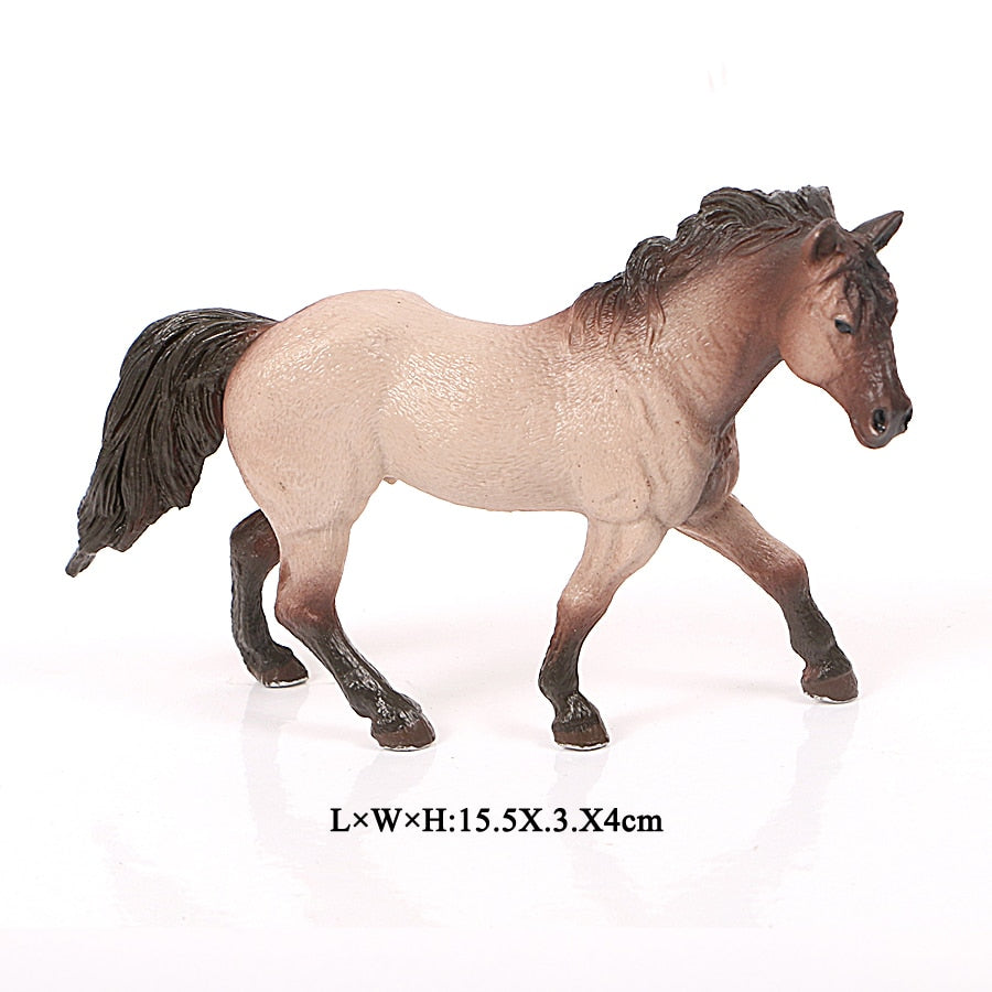 Realistic PVC Horse Figurine Toys