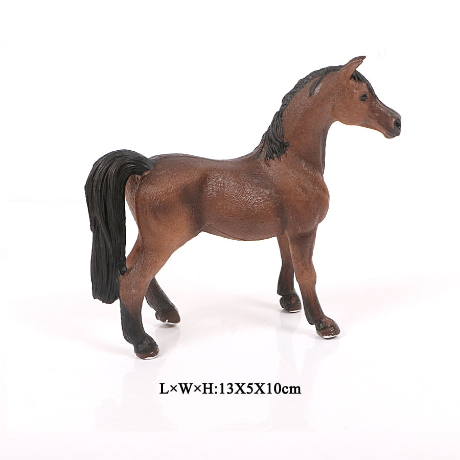 Realistic PVC Horse Figurine Toys