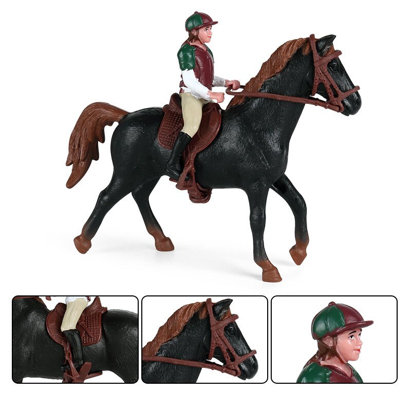 Equestrian Horseback Riding Toy Figures