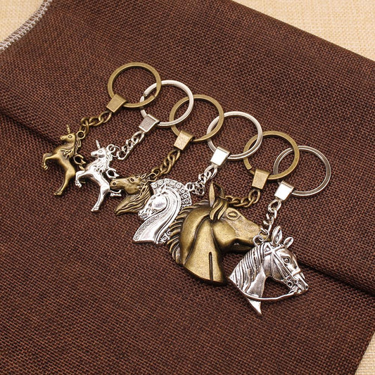 Double Sided Horse or Unicorn Key Chain