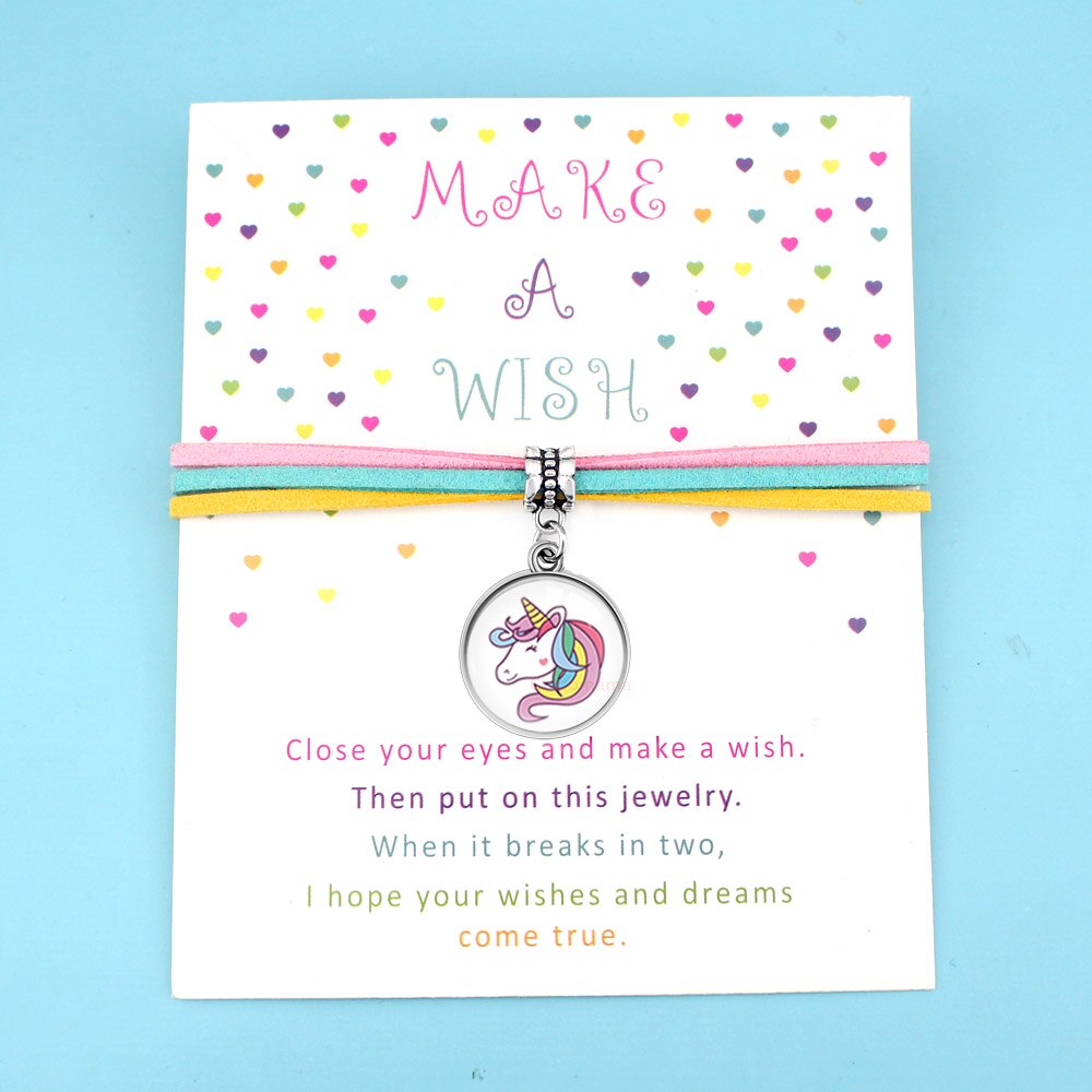 Unicorn Horse Bracelet Make a Wish Charm Jewelry