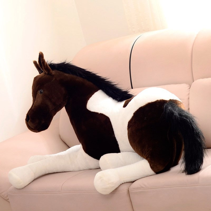 Large and Soft Plush Horse - Perfect for Cuddles and Playtime!