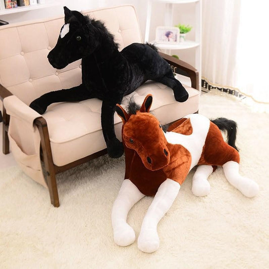 Large and Soft Plush Horse - Perfect for Cuddles and Playtime!