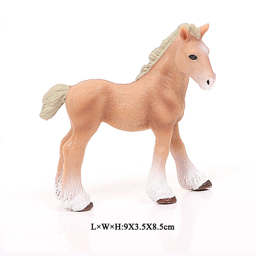 Realistic PVC Horse Figurine Toys