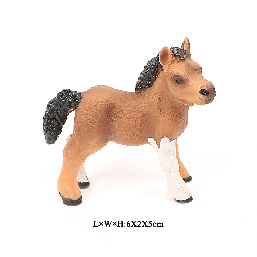 Realistic PVC Horse Figurine Toys