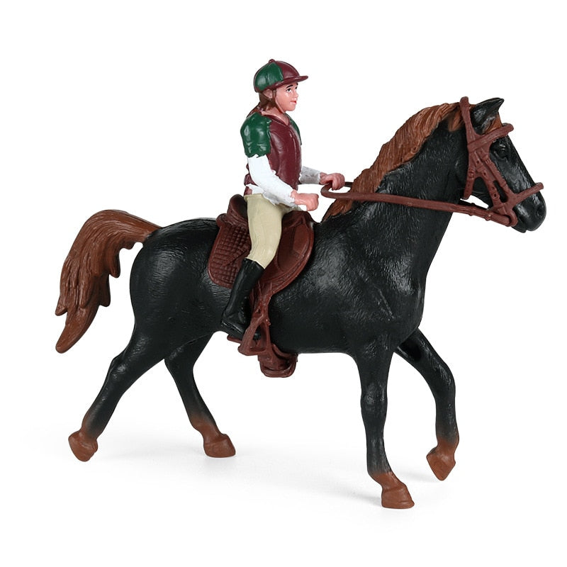 Equestrian Horseback Riding Toy Figures