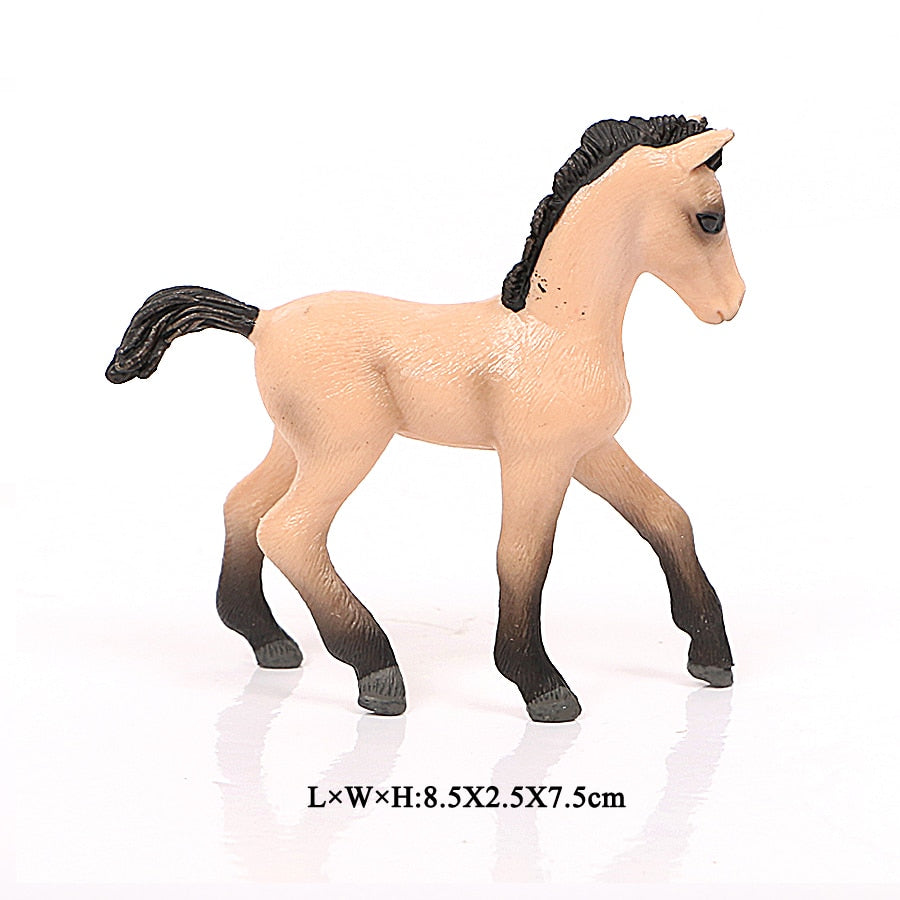 Realistic PVC Horse Figurine Toys