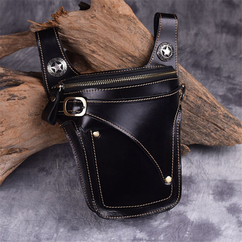 Vintage Style Leather Waist Pack