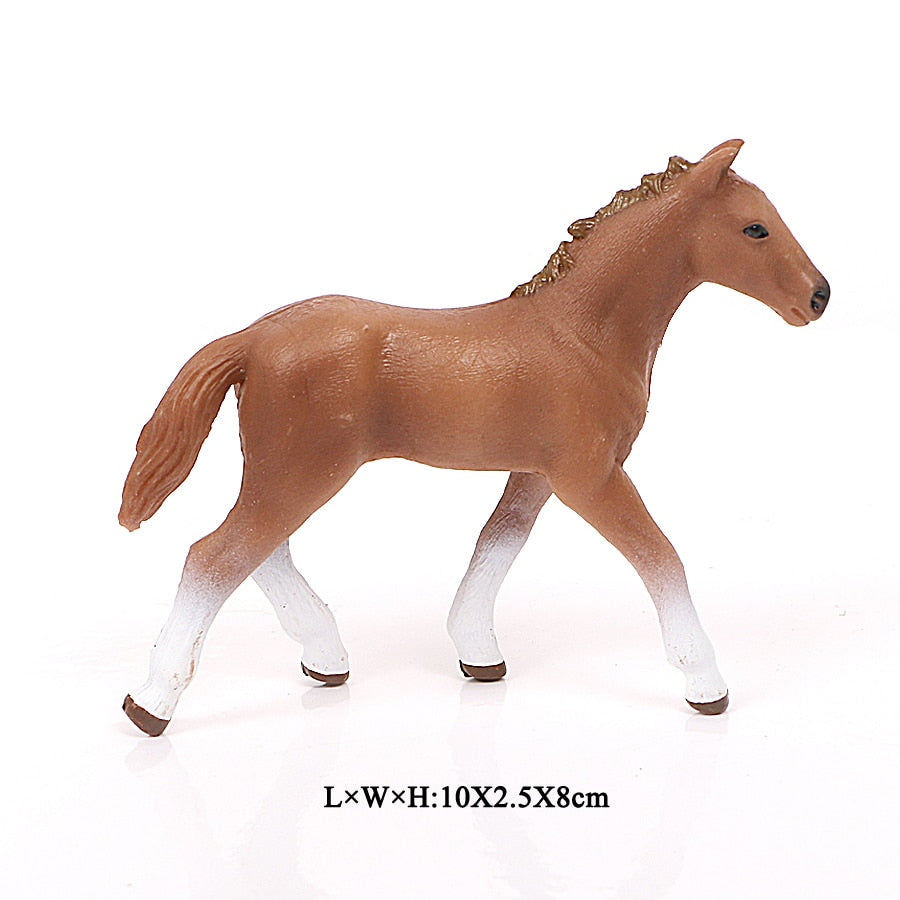 Realistic PVC Horse Figurine Toys