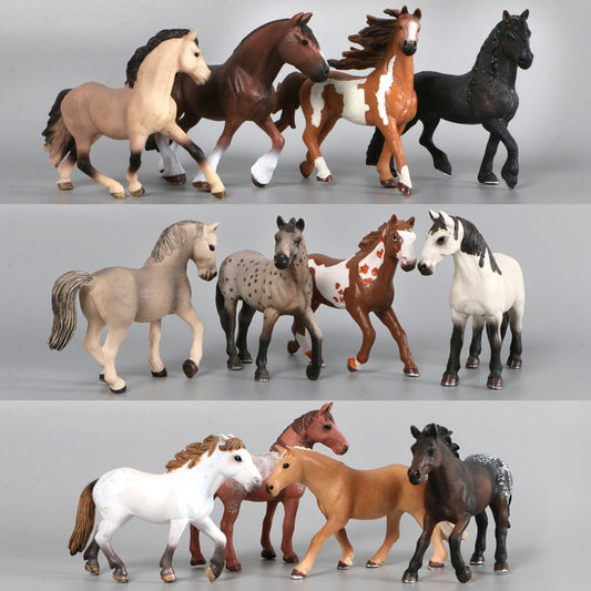 Realistic PVC Horse Figurine Toys