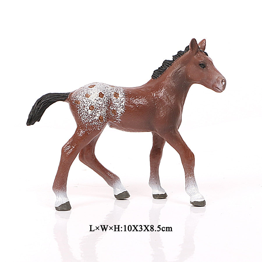 Realistic PVC Horse Figurine Toys