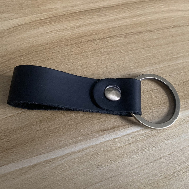 Luxury Genuine Leather Key Ring