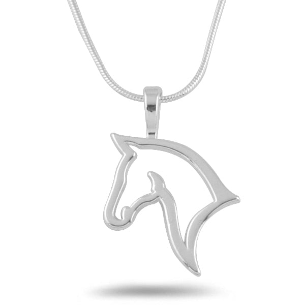 Horse Pendant Necklace Equestrian Fashion Jewelry