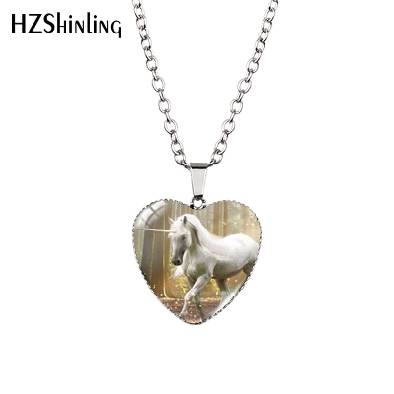 Horse Heart Necklace Fashion Jewelry