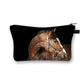 Beautiful Running Horse Print Cosmetic Case Makeup Bags